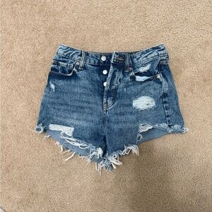 Wild & Fable High Rise Denim Distressed Women Shorts